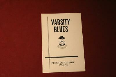 Vintage 1966 University Toronto Varsity Blues Hockey Program Tom Watt Monteith!
