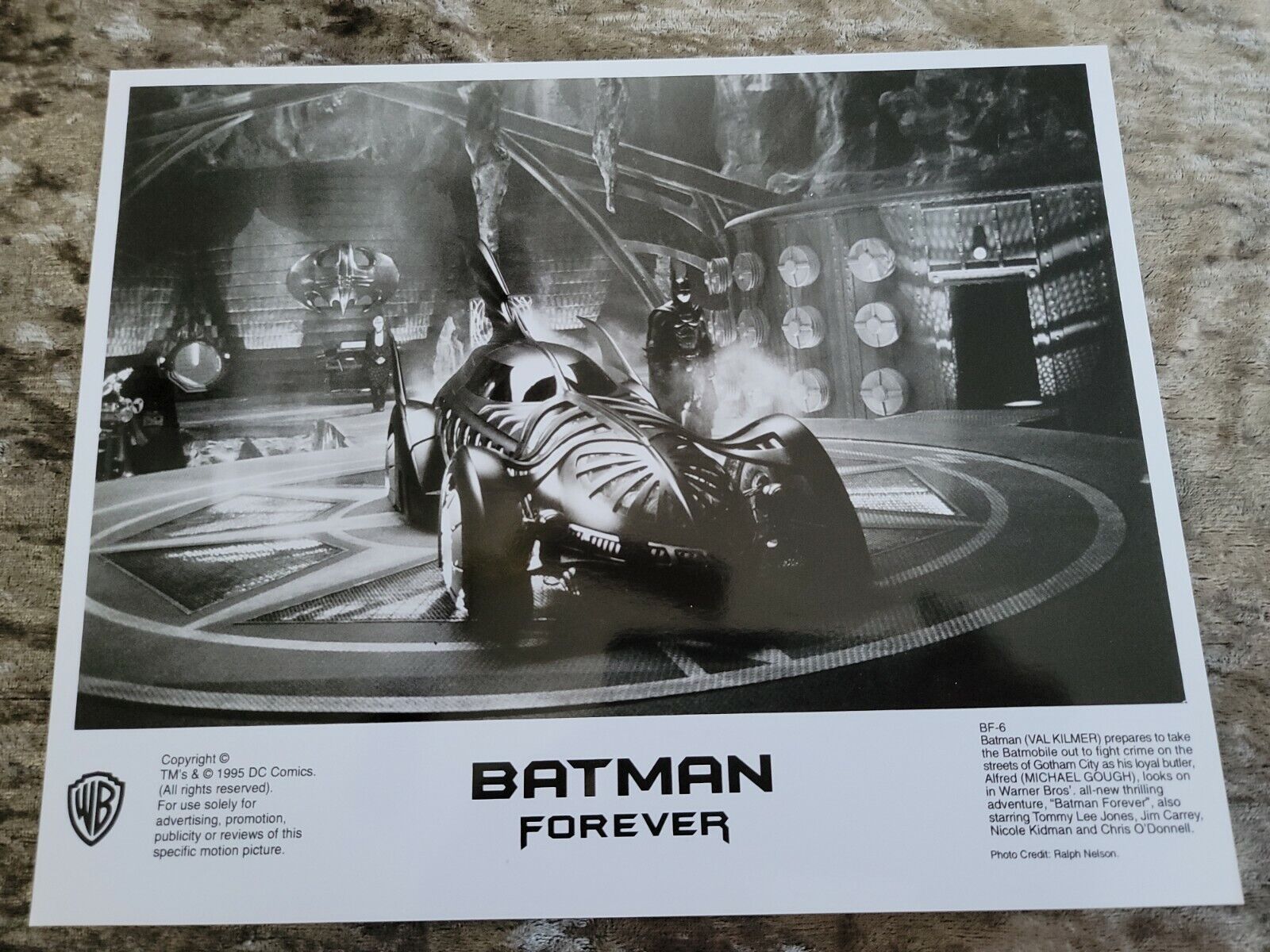 Batman Forever original movie photo  #6 - Val Kilmer - 8 x 10
