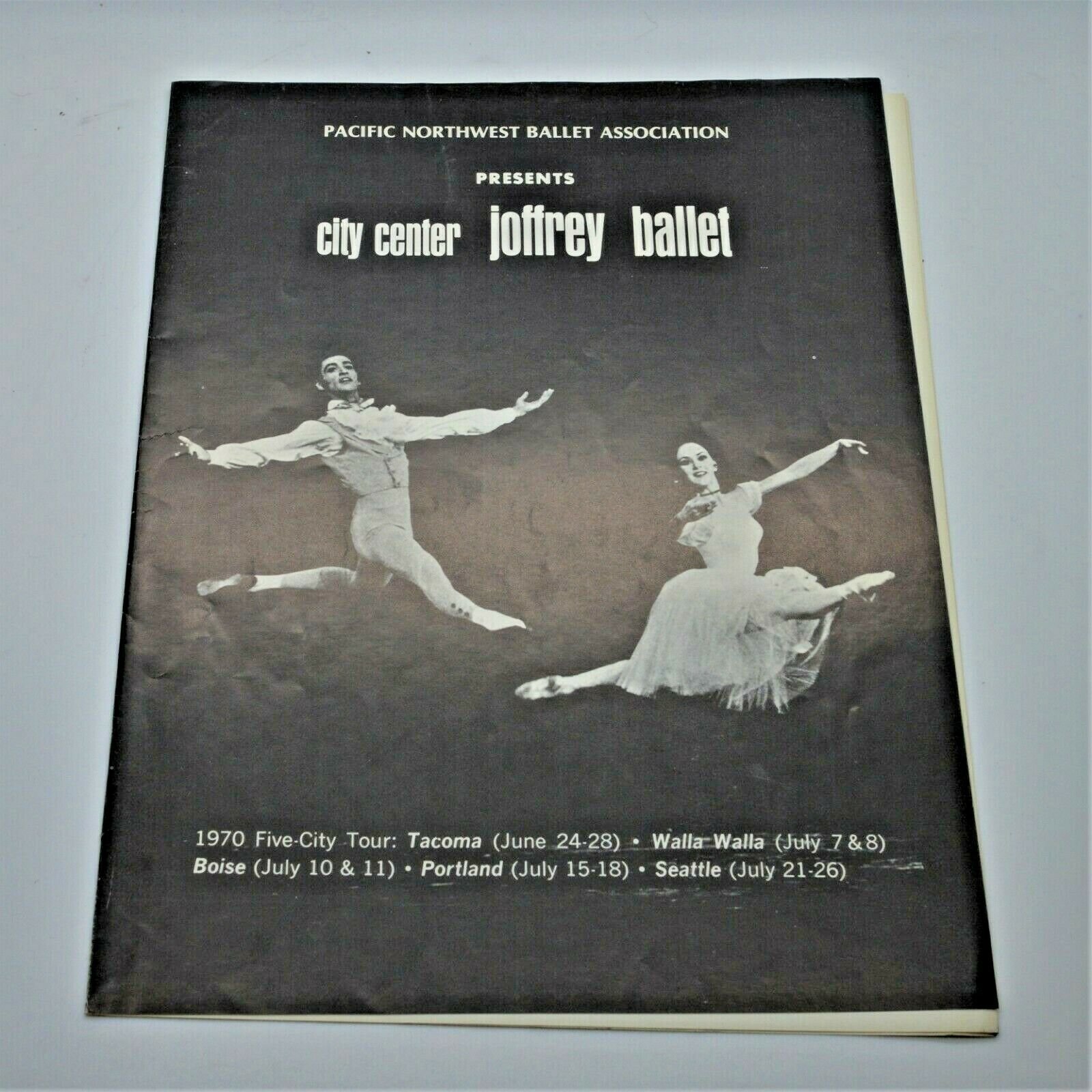 Vintage 1970 JOFFREY BALLET SOUVENIR PROGRAM Pacific NW