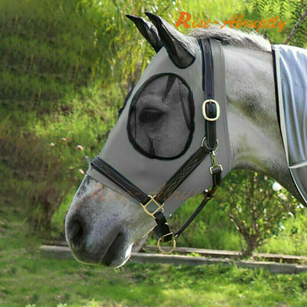 Horse Fly Mask With Ears Loaded Soft Horse Features Protection From Insect Bites