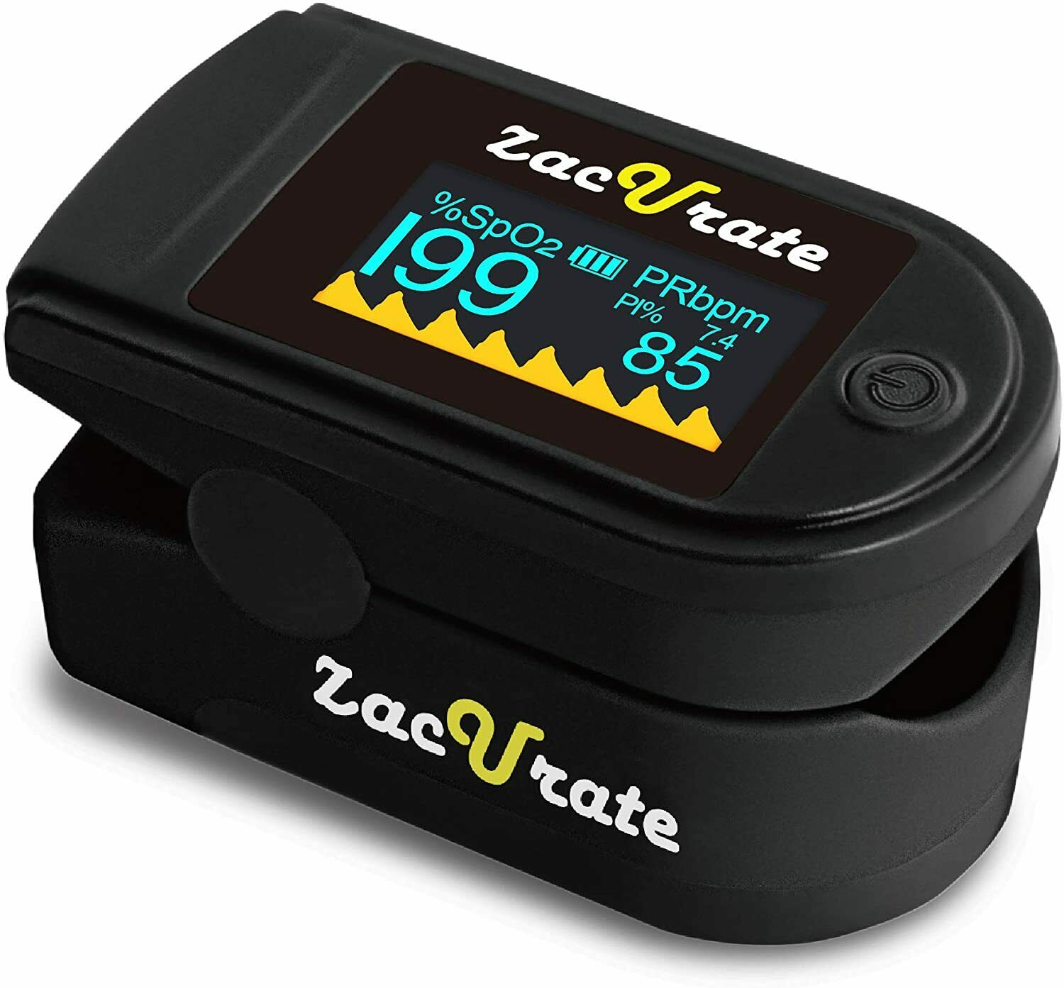 Zacurate 500c Fingertip Pulse Oximeter Spo2 Blood Oxygen Level Monitor O2 Meter