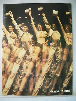 A Chorus Line Souvenir Program Michael Bennett / Vicki Frederick Tour 1982