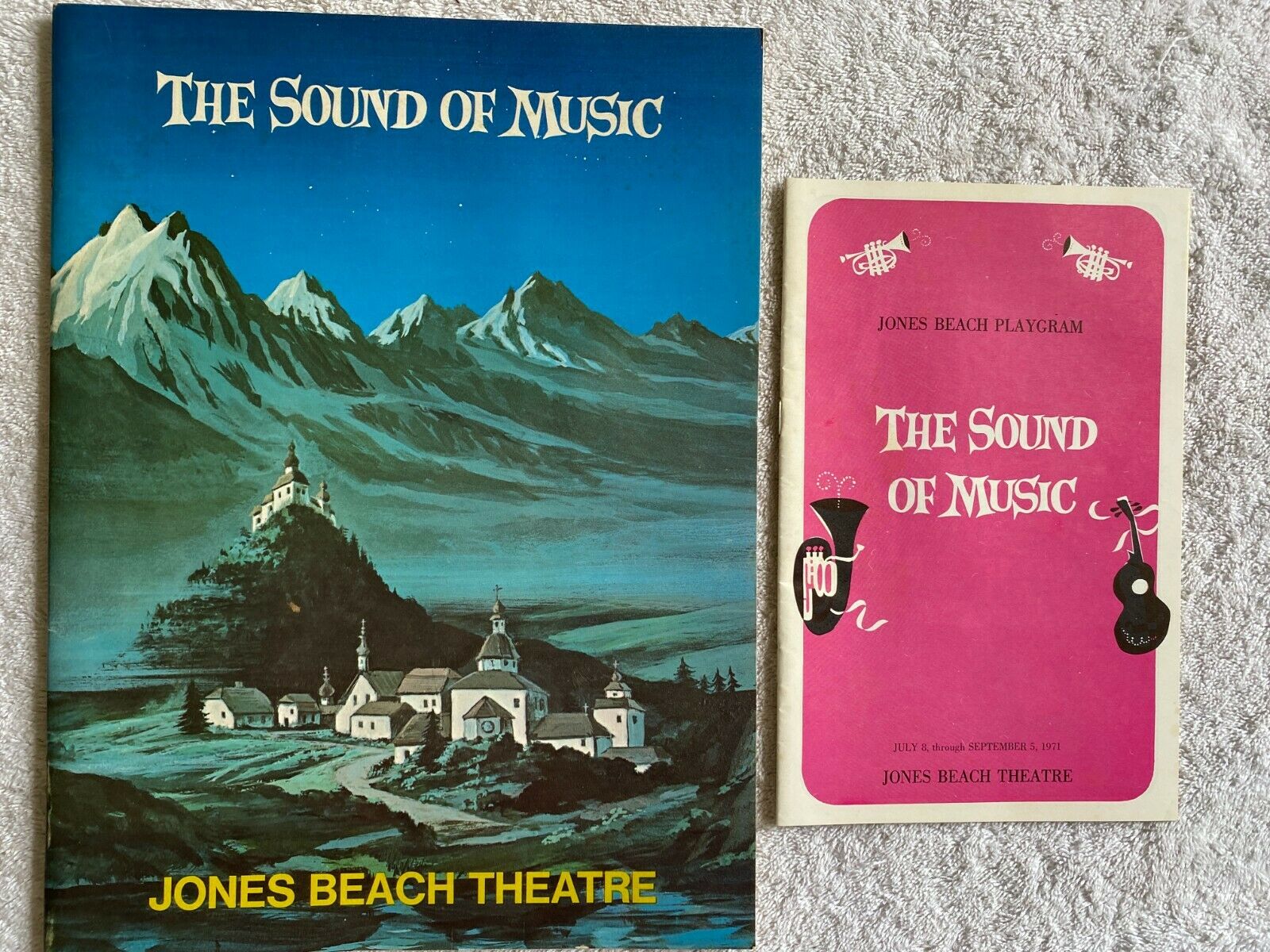 "the Sound Of Music" Souvenir Program Jones Beach Theatre 1971 +playbill Towers
