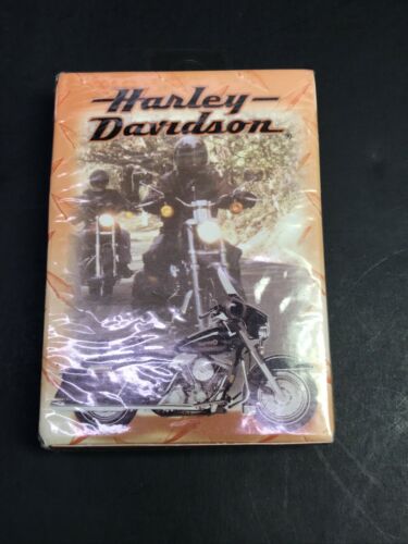 Vintage 1999 Harley Davidson Poker Playing Cards Sealed Deck Man Cave