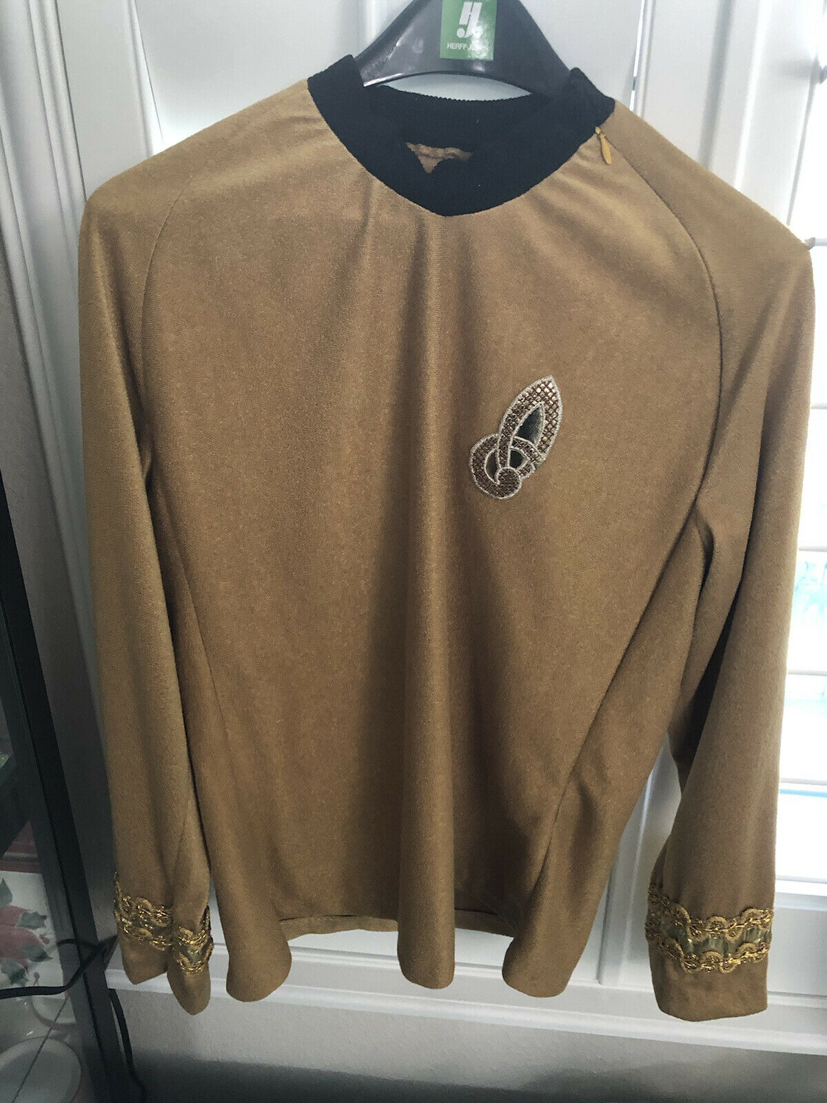 Star Trek Tos Commodore  Decker Uniform Tunic Reproduction -rare Gold Material