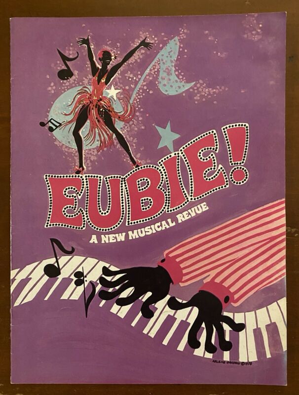 Vintage Eubie! Souvenir Theater Program Gregory Hines Signed By Lynnie Godfrey