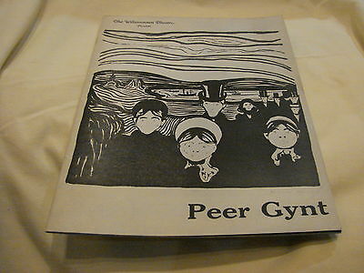 Williamstown Theatre Peer Gynt 1976 Season Program