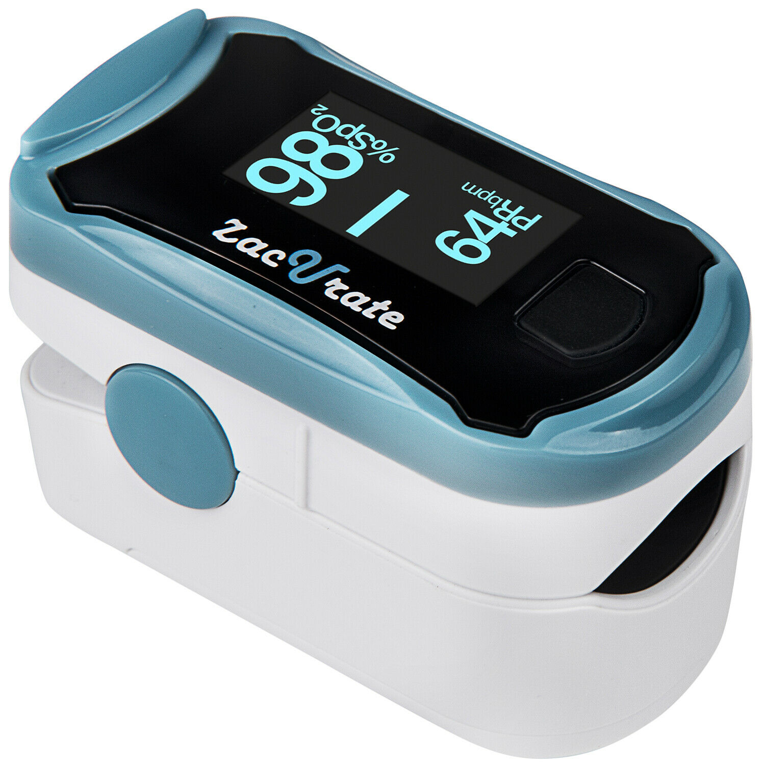 Pulse Oximeter Fingertip, Blood Oxygen Saturation Monitor, Spo2 Meter (blue)