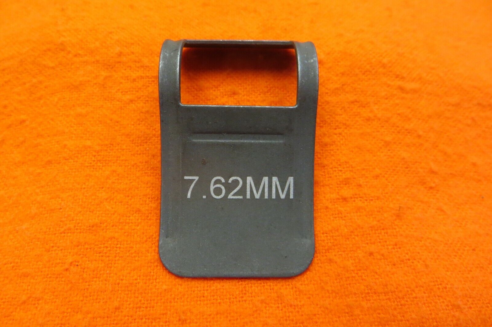 M1 Rifle, Rear Sight Cover - Marked 7.62mm   (4374)