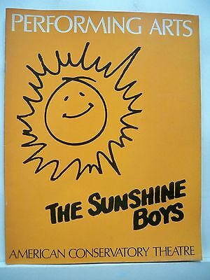 The Sunshie Boys Large Program Jose Ferrer / Phil Leeds / Henry Hoffman 1974