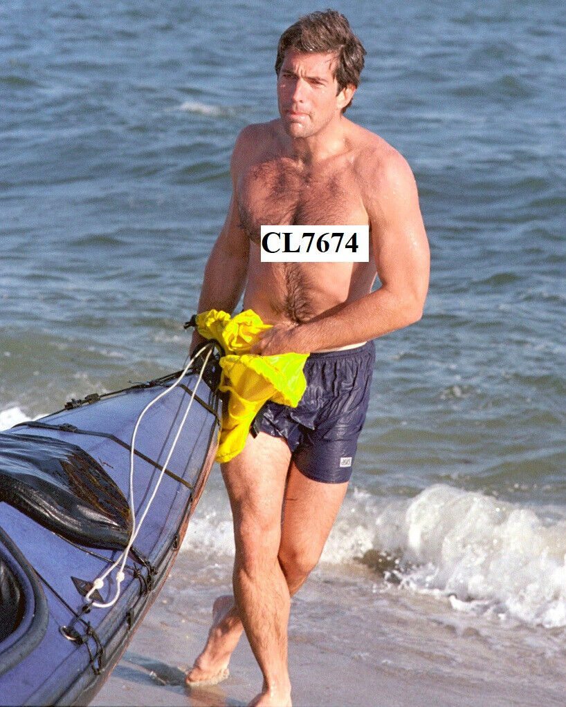 John F. Kennedy Jr. Goes Kayaking At The Compound In Hyannis Beefcake Photo