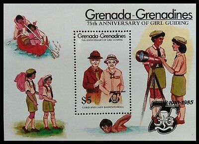 127.greneda Grenadines 1985 Stamp M/s 75th. Anniversary Of Girl Guiding .mnh