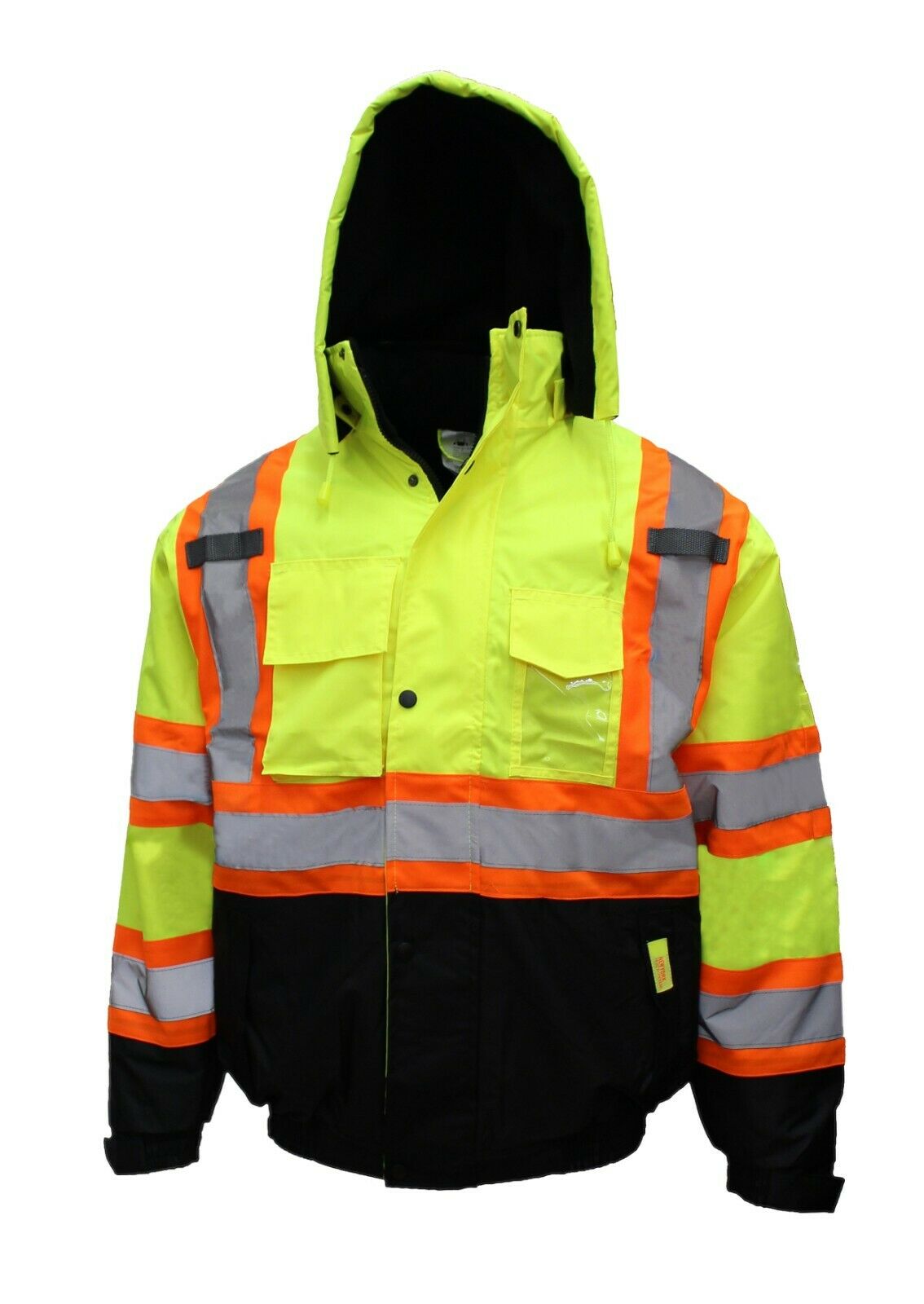 New York Hi-Viz Workwear WJX7012 Men's ANSI Class 3 High Visibility X jacket