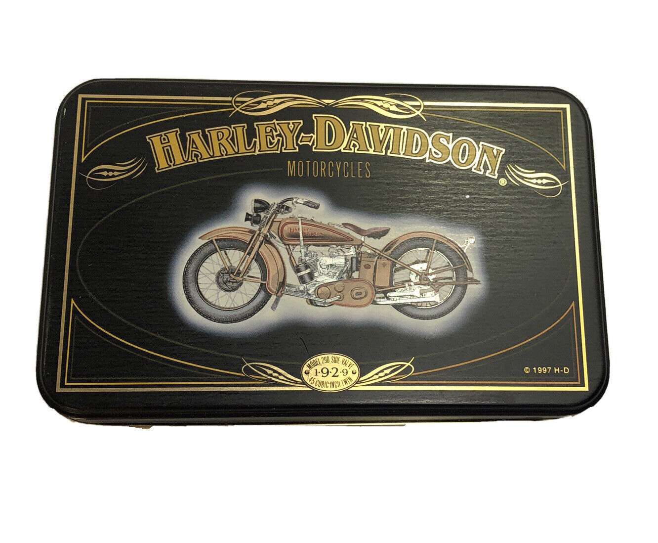 Harley Davidson Vintage 1997 Playing Cards In Limited Edition Collector Tin