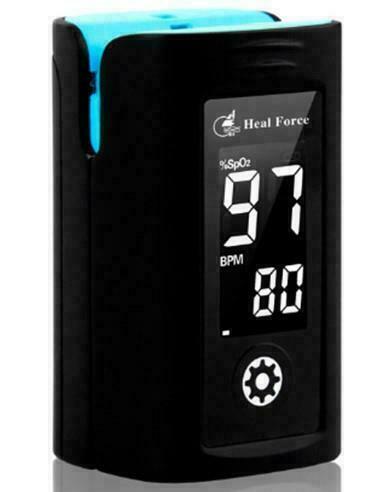 Heal Force Prince 100A LED Fingertip Pulse Oximeter Blood Oxygen Monitor Auto On