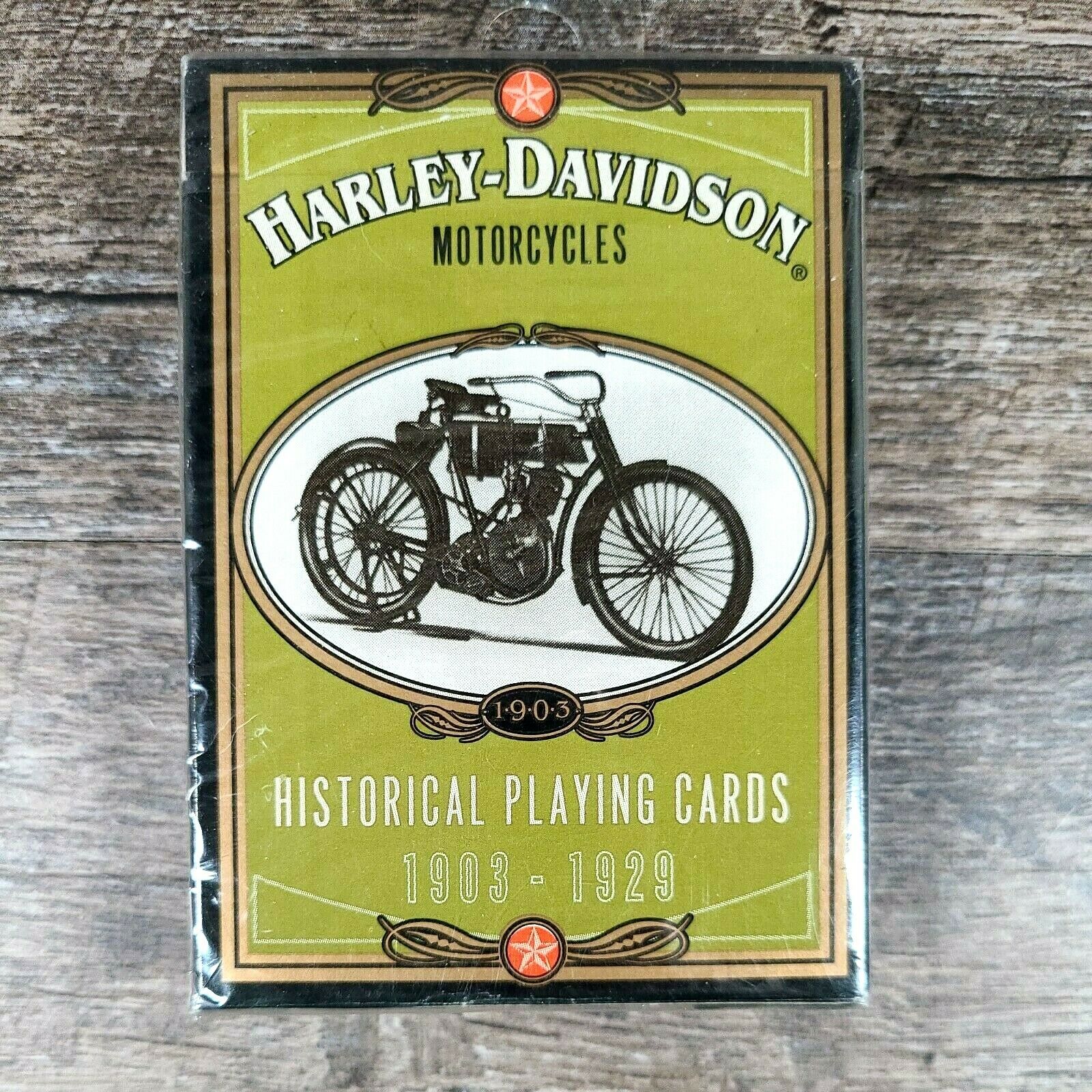 Playing Cards Harley-Davidson Historical 1903-1929 Sealed Harley 1997