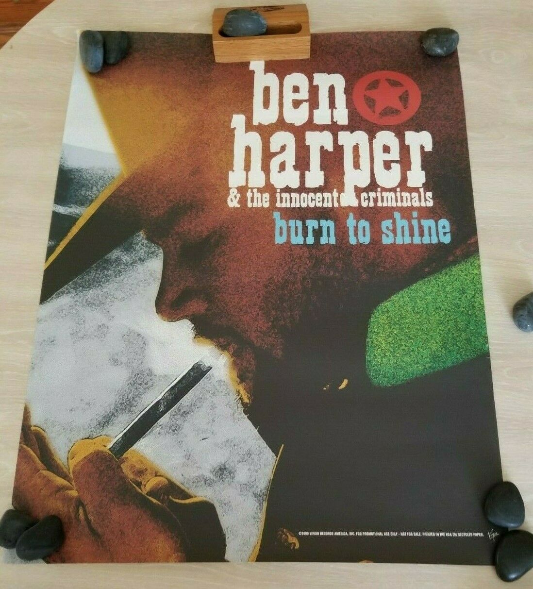 Ben Harper + The Innocent Criminals “burn To Shine” Us Promotional Poster