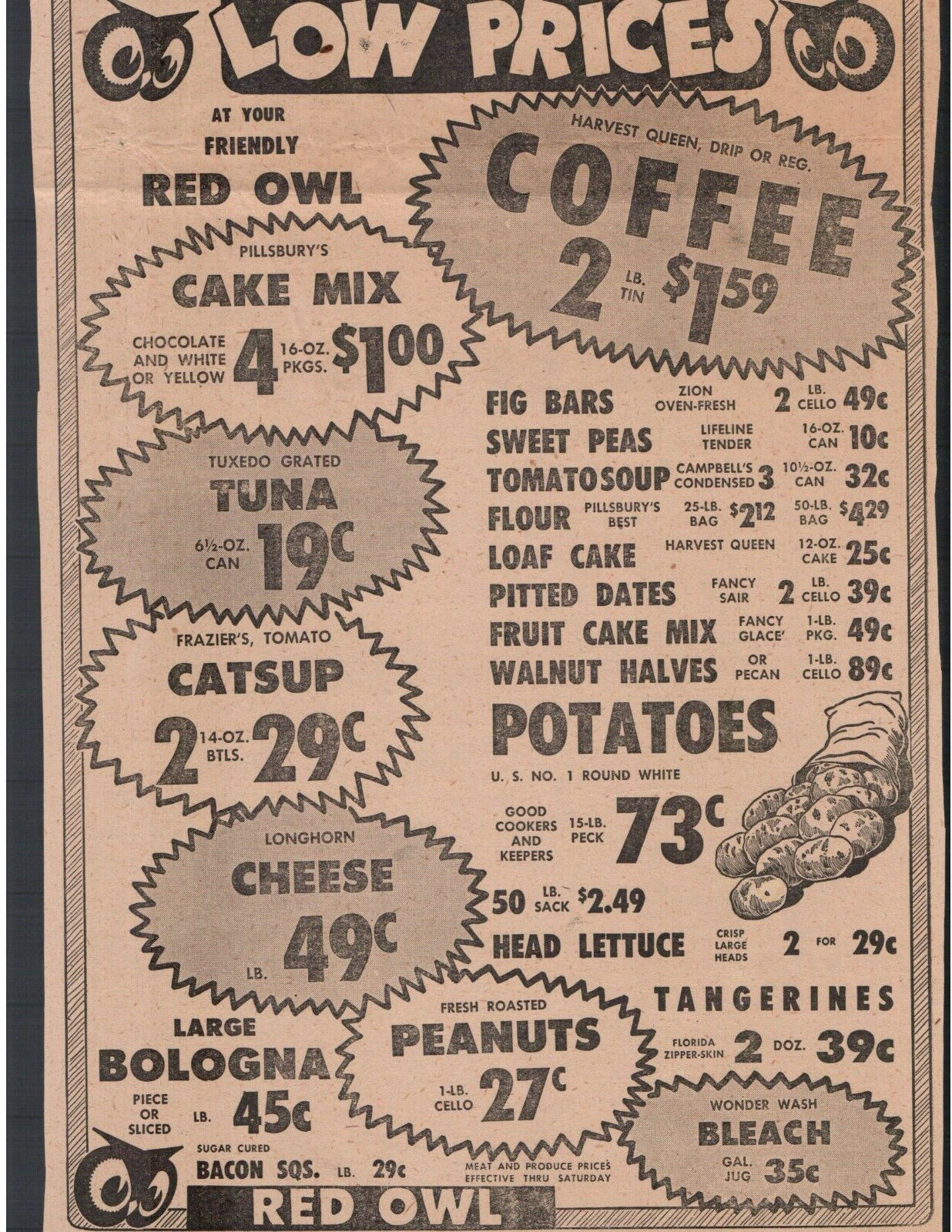 1950's Red Owl Grocery Store 