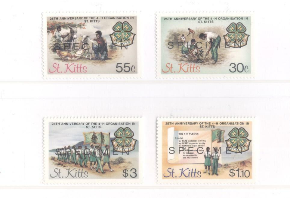 (874739) Scouting, Girl Guides, - Specimen -, Saint Kitts And Nevis