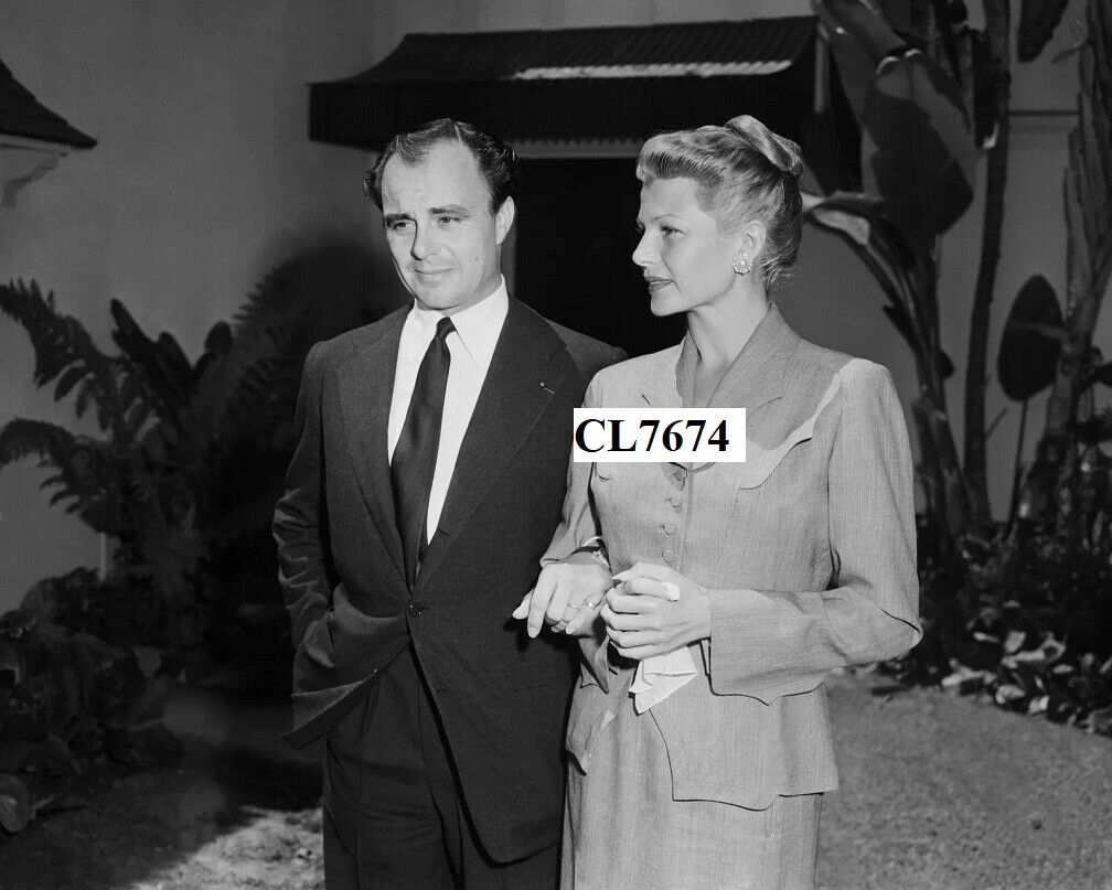 Rita Hayworth And Aly Khan During A Hollywood Press Conference At Her Home Photo