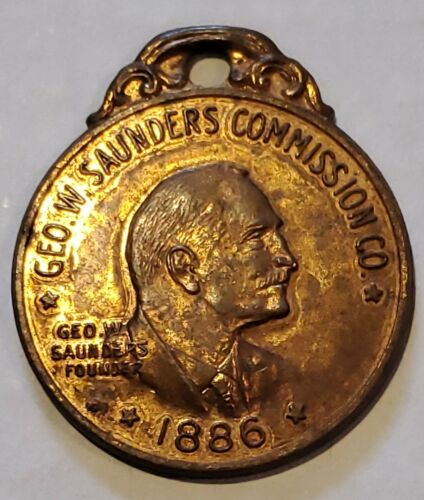 George Saunders Commission Co. Medal -- ca. 1940s