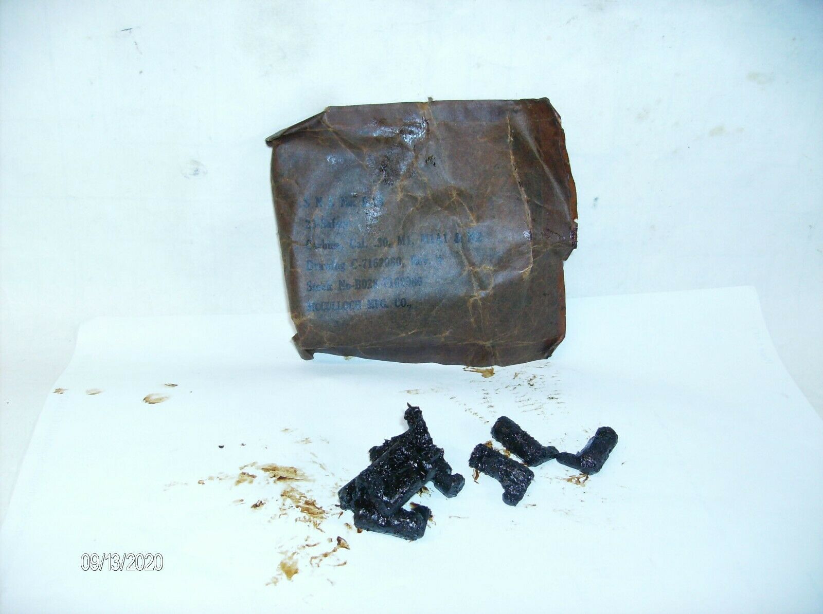 100% Original Usgi M1 Carbine Rotary Safety Nos In Grease From Factory Package