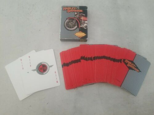 Vintage 1997 Harley-Davidson Historical Playing Cards 1903-1950