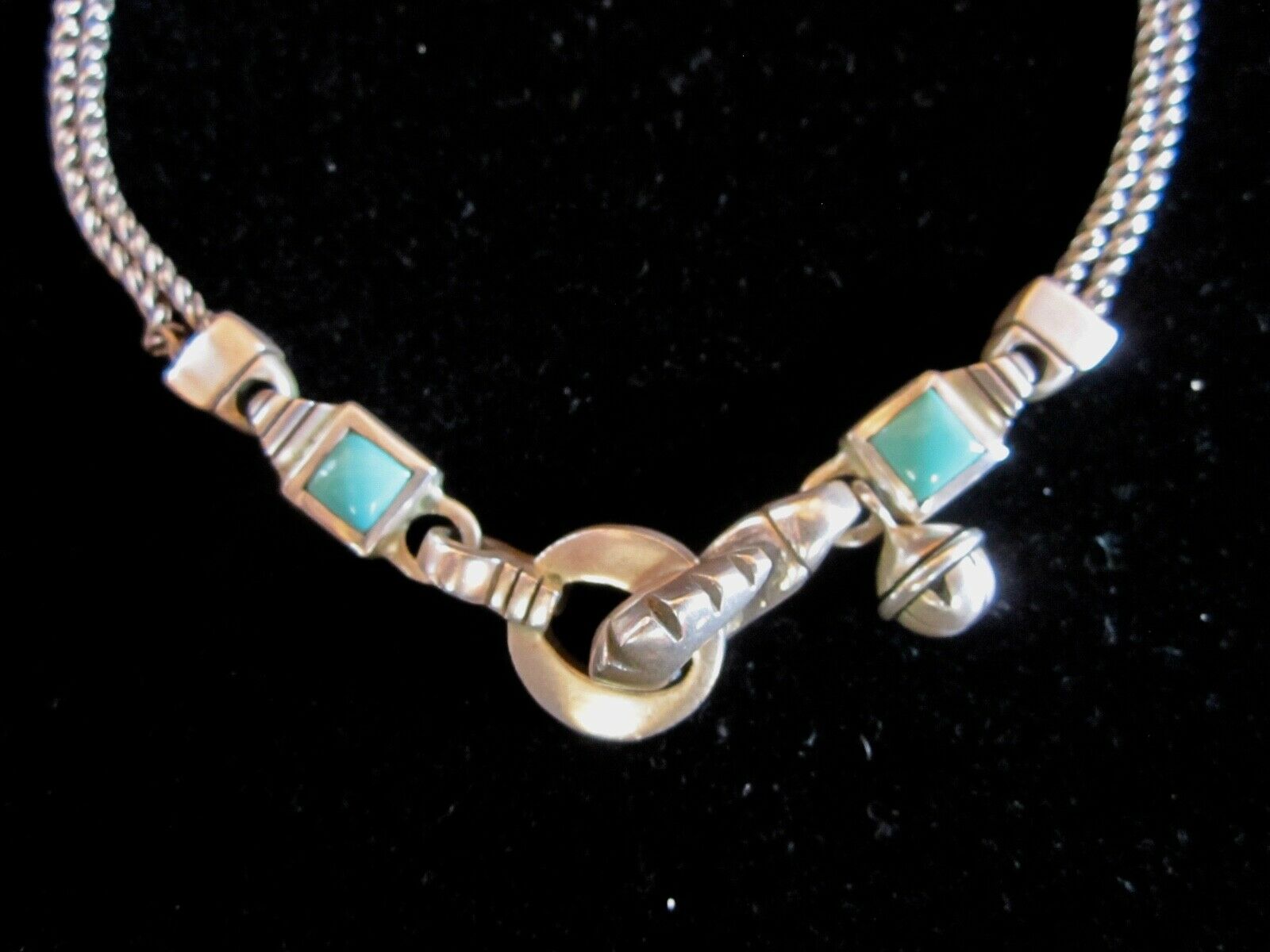Lisa Jenks Silver & Turquoise Necklace