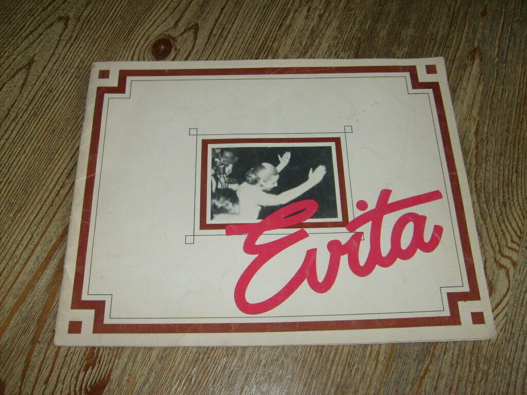 Evita Program 1979  Loni Ackerman Scott Holmes  Eva Peron