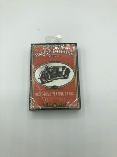 Harley Davidson Motorcycles Historical Playing Cards 1930-1950 New/sealed [1997]