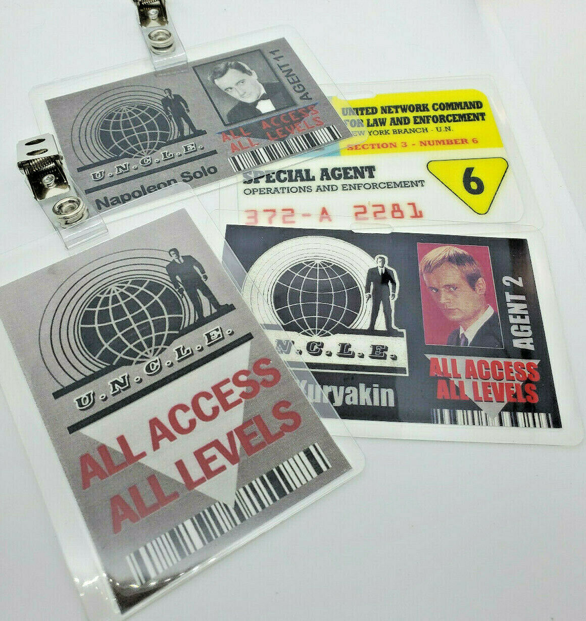Man From Uncle ID Badge. Your choice. Great for Cosplay or Costumes
