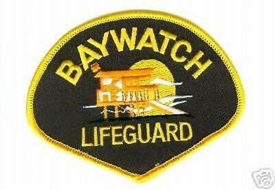 Nbc Tv Baywatch Bay Watch La Lifeguard Jacket Iron-on Patch 4"