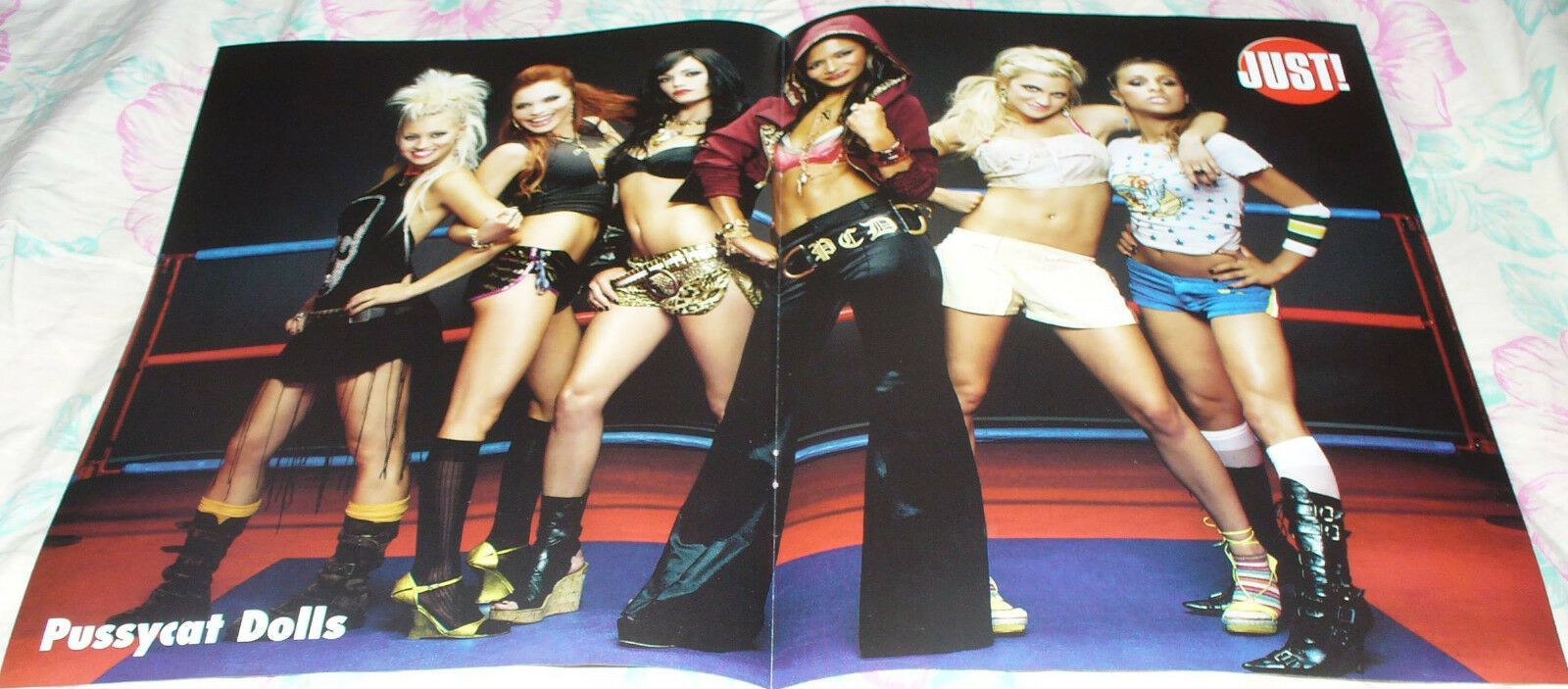 ESTONIAN JUST! CENTERFOLD POSTER WITH Pussycat Dolls