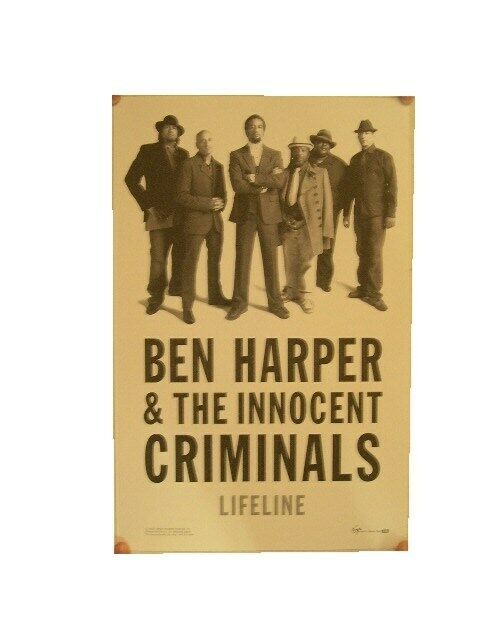 Ben Harper Poster & The Innocent Criminals Lifeline And