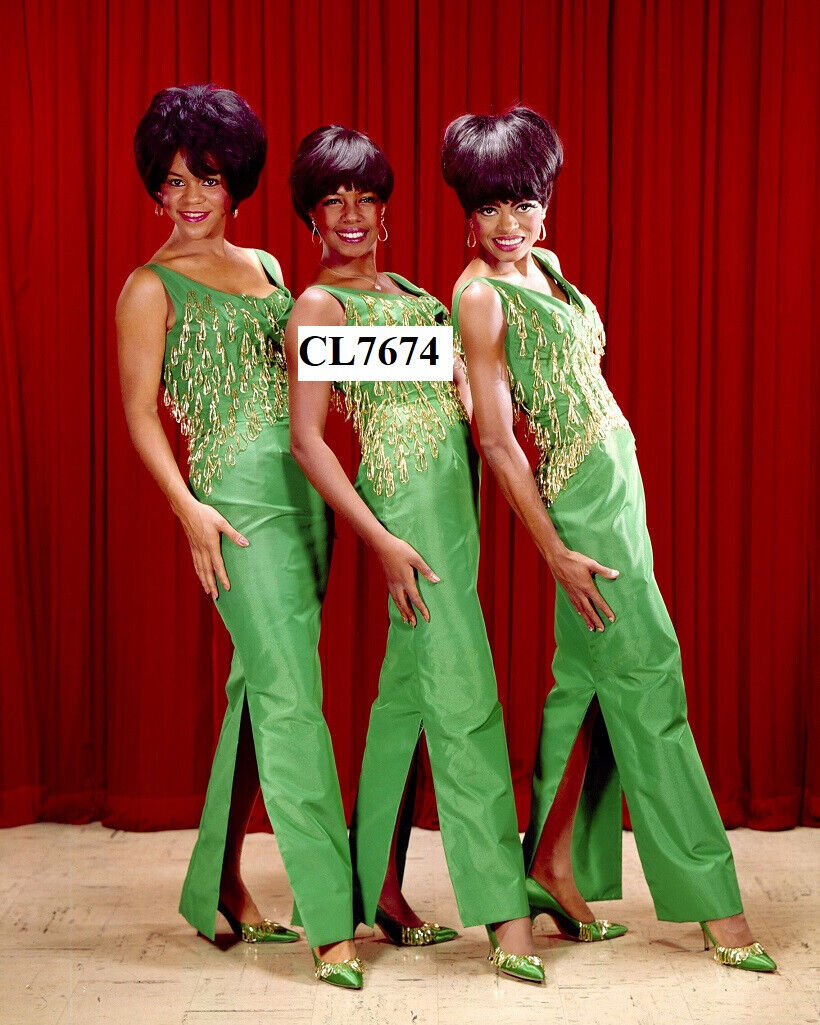 The Supremes: Diana Ross, Mary Wilson and Florence Ballard Group Portrait Photo