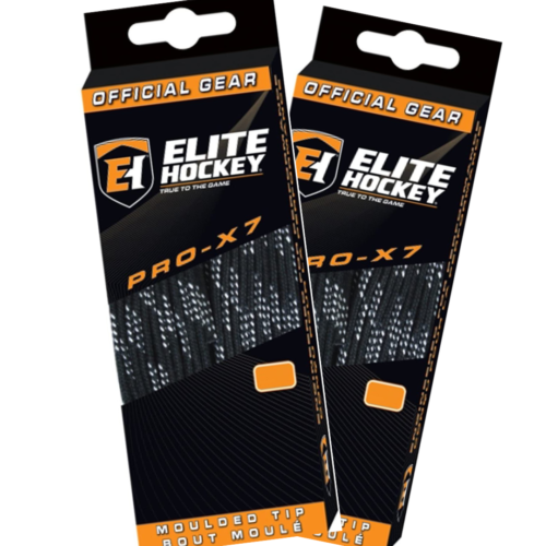 Pro-X7 Unwaxed Hockey Skate Laces (2 Pack)