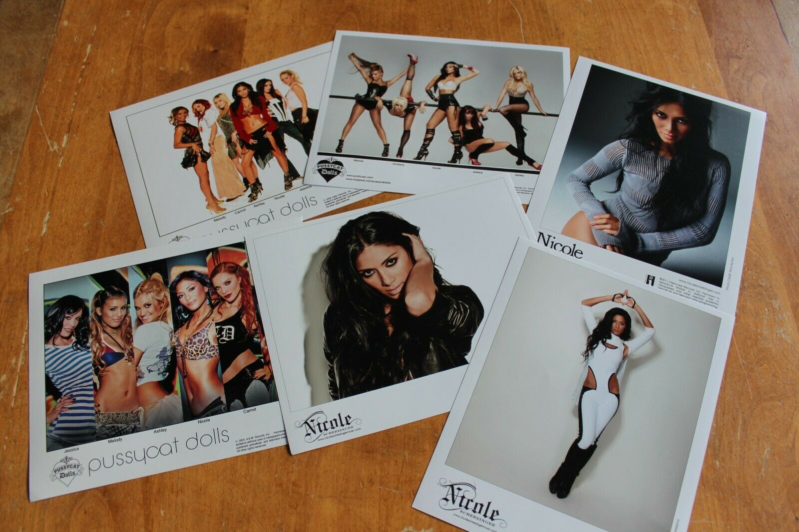 Pussycat Dolls Nicole Scherzinger - 6x Promo Publicity Photo /