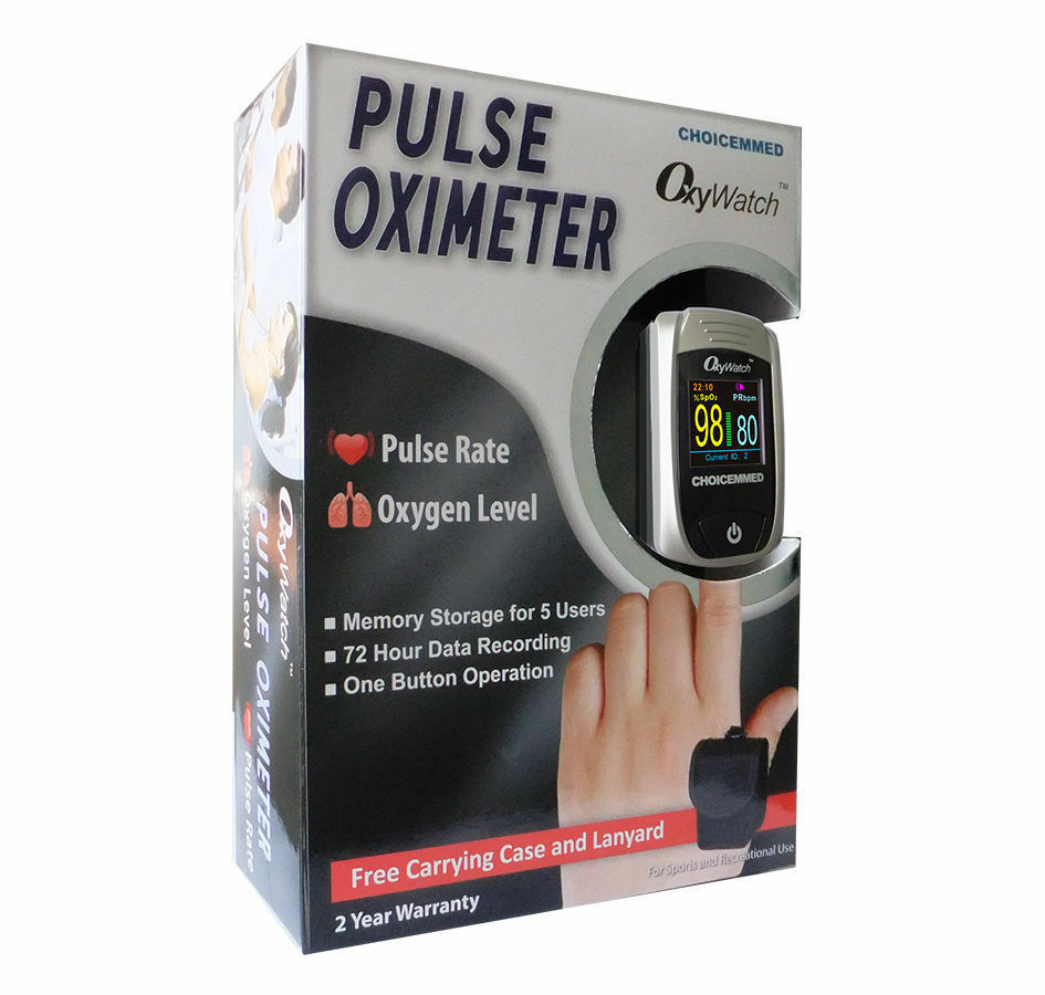 Choicemmed Fda Ce Fingertip Pulse Oximeter Monitor Blood Oxygen Spo2 Oled Color