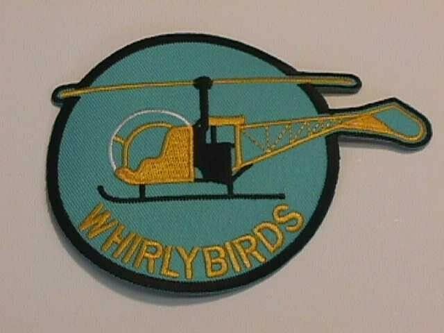 Whirlybirds Tv Series Breast Patch - Bell 47g - New!