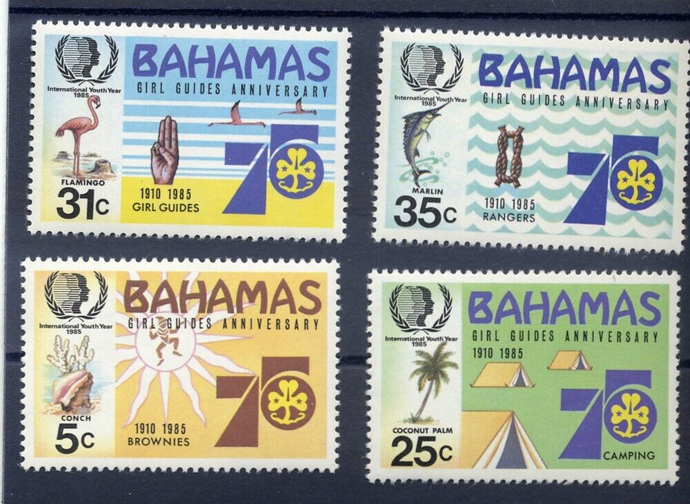 1985 Bahamas Girl Guides 75th Anniversary