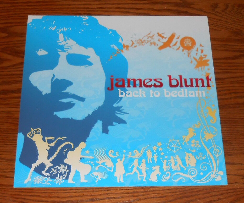 James Blunt Back to Bedlam Poster 2-Sided Flat Square Promo 12x12